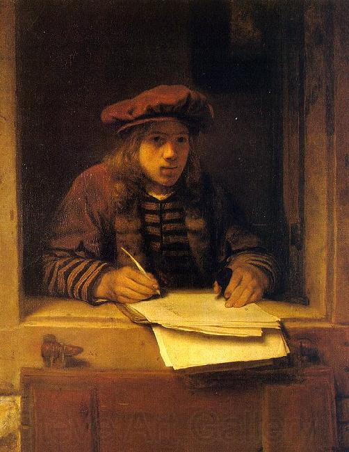 Samuel Dircksz van Hoogstraten Self Portrait